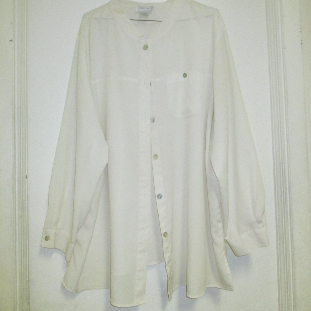 Shirt - Jordan Woman - Collared Button Down Dress Shirt